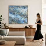 Marcelline Traces Abstract VII (Canvas) Large (860mm W x 860mm H)