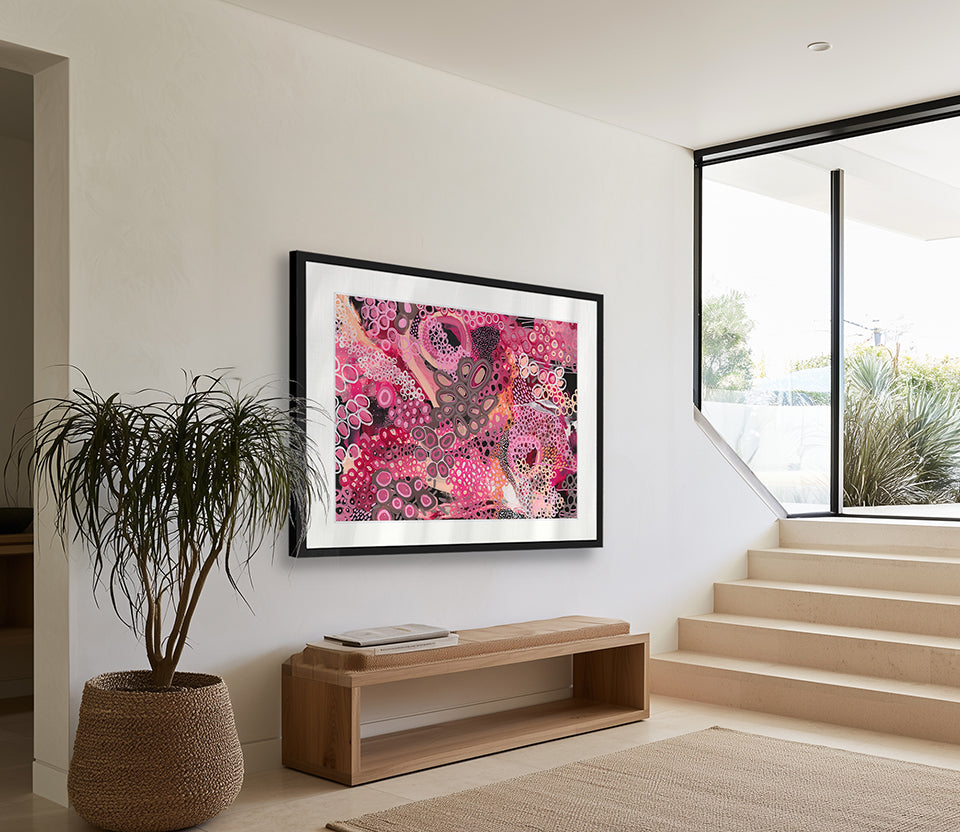 Murrawari Impressions I X-Large (1000mm W x 1400mm H) / Clear Acrylic