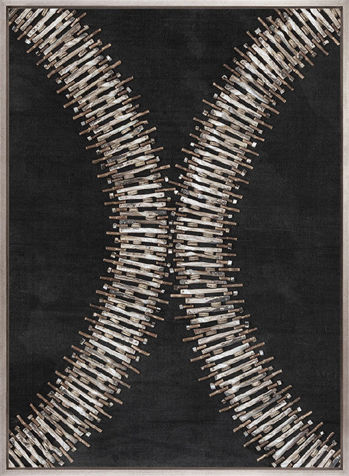 Sculptural Luxe Print VI (Canvas)
