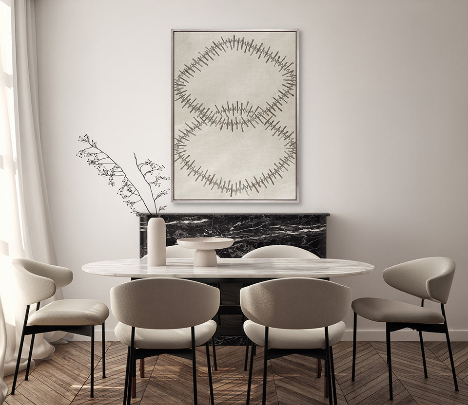 Sculptural Luxe Print XI (Canvas)