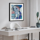 Obscura Abstract III Small (465mm W x 560mm H) / Standard Clear Glass