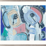 Obscura Abstract IV Small (465mm W x 560mm H) / Standard Clear Glass