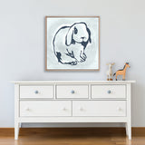 Petit Lapin I (Canvas) Large (860mm W x 860mm H)