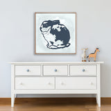 Petit Lapin II (Canvas) Large (860mm W x 860mm H)