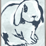 Petit Lapin IX (Canvas) Large (903mm W x 1109mm H)