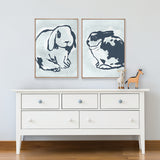 Petit Lapin IX (Canvas) Large (903mm W x 1109mm H)