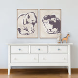 Petit Lapin XIII (Canvas) Large (903mm W x 1109mm H)