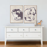 Petit Lapin XIV (Canvas) Large (903mm W x 1109mm H)