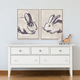 Petit Lapin XVI (Canvas) Large (903mm W x 1109mm H)