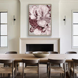 Pivoine VII (Canvas) Large (903mm W x 1109mm H)