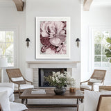 Pivoine VII Small (465mm W x 560mm H) / Standard Clear Glass