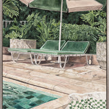 Poolside Bliss I (Canvas) Large (903mm W x 1109mm H)
