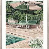 Poolside Bliss I Small (465mm W x 560mm H) / Standard Clear Glass
