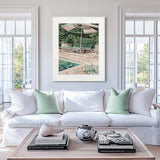 Poolside Bliss I Small (465mm W x 560mm H) / Standard Clear Glass