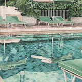 Poolside Bliss II (Canvas) Large (903mm W x 1109mm H)