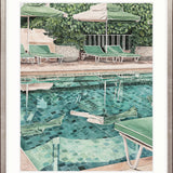 Poolside Bliss II Small (465mm W x 560mm H) / Standard Clear Glass