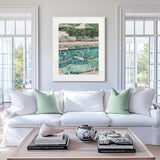 Poolside Bliss II Small (465mm W x 560mm H) / Standard Clear Glass