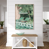 Poolside Bliss IV (Canvas) Large (903mm W x 1109mm H)