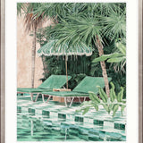 Poolside Bliss IV Small (465mm W x 560mm H) / Standard Clear Glass
