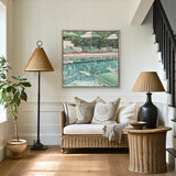 Poolside Bliss VI (Canvas) Large (860mm W x 860mm H)