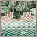 Poolside Bliss VII (Canvas) Large (860mm W x 860mm H)