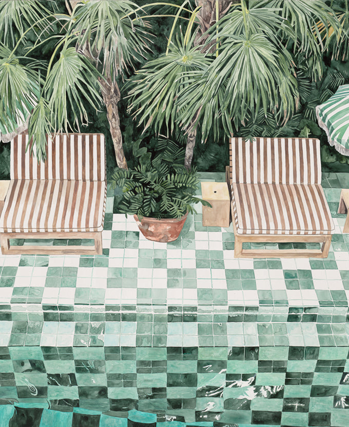 Poolside Bliss VII
