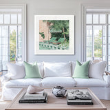 Poolside Bliss VIII Small (550mm W x 550mm H) / Standard Clear Glass