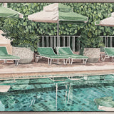 Poolside Bliss IX (Canvas) Large (1109mm W x 903mm H)