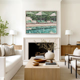 Poolside Bliss IX (Canvas) Large (1109mm W x 903mm H)
