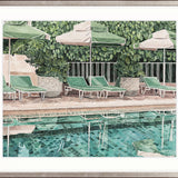 Poolside Bliss IX Small (560mm W x 465mm H) / Standard Clear Glass