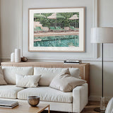 Poolside Bliss IX Small (560mm W x 465mm H) / Standard Clear Glass