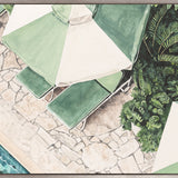 Poolside Bliss X (Canvas) Large (1109mm W x 903mm H)