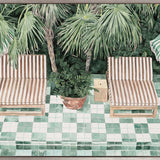 Poolside Bliss XI (Canvas) Large (1109mm W x 903mm H)