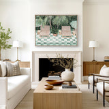 Poolside Bliss XI (Canvas) Large (1109mm W x 903mm H)