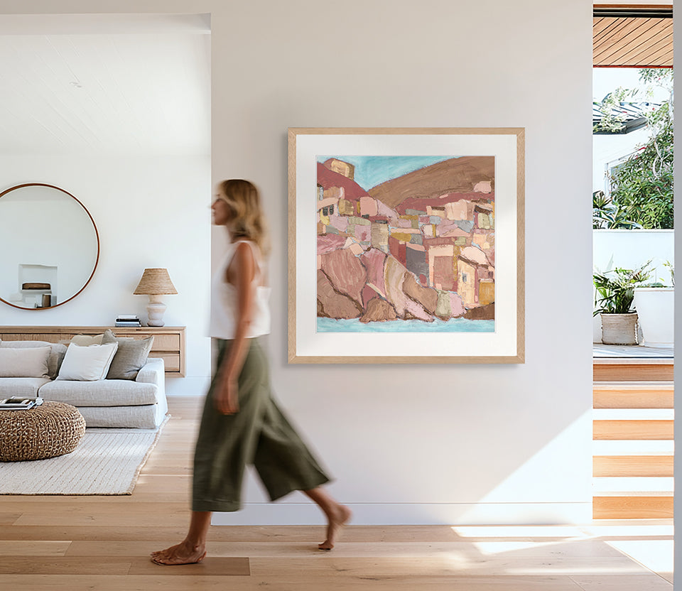 Positano I X-Large (1400mm W x 1000mm H) / Clear Acrylic