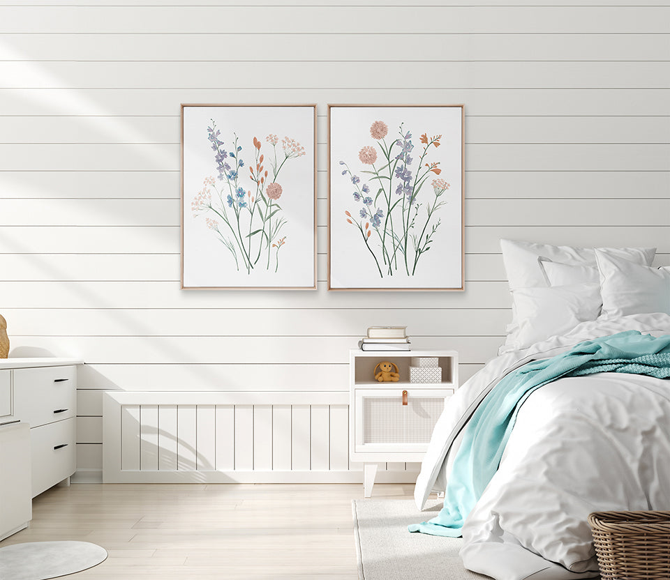 Pressed Wildflowers III (Canvas)