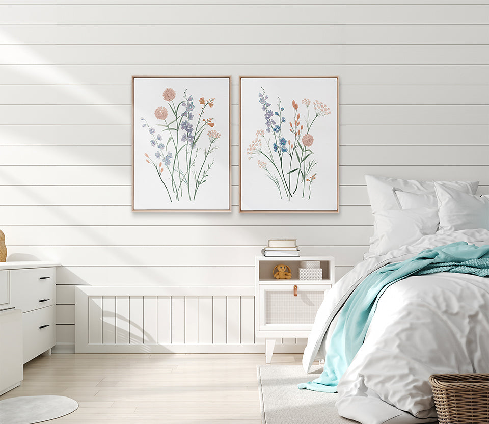 Pressed Wildflowers IV (Canvas)