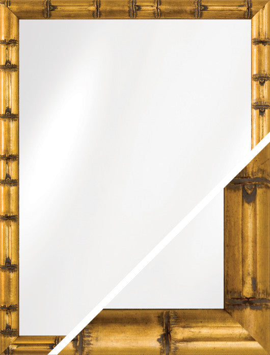 Raffles Bamboo Mirror, Gold