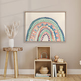 Rainbow Visions III (Canvas) Large (1109mm W x 903mm H)