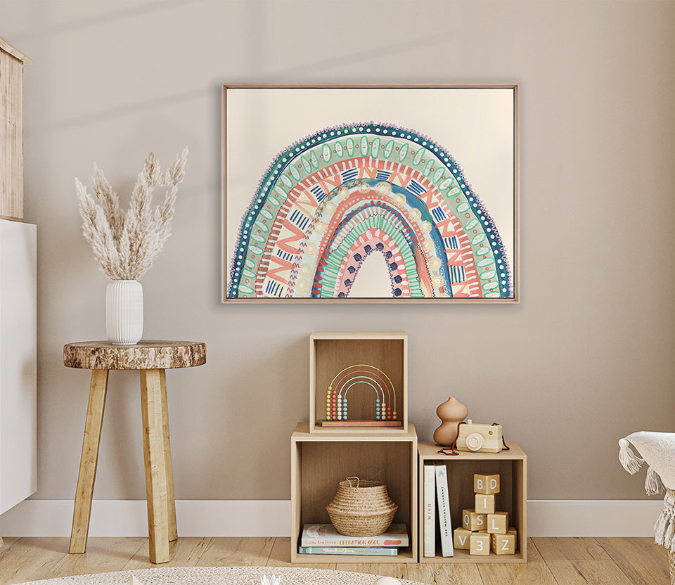 Rainbow Visions III (Canvas)