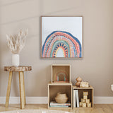 Rainbow Visions X (Canvas) Large (860mm W x 860mm H)