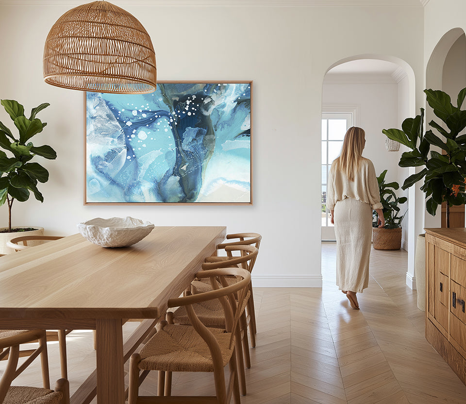 Rivage Abstract II (Canvas) Large (903mm W x 1109mm H)
