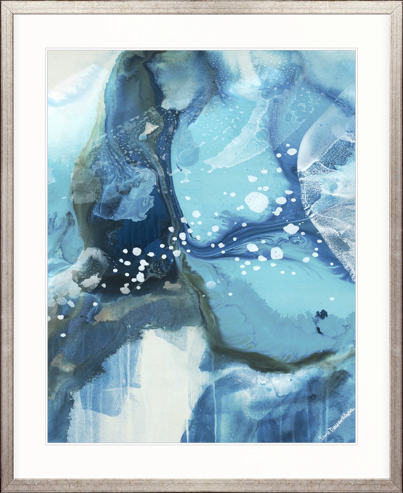 Rivage Abstract VI X-Large (1000mm W x 1400mm H) / Clear Acrylic
