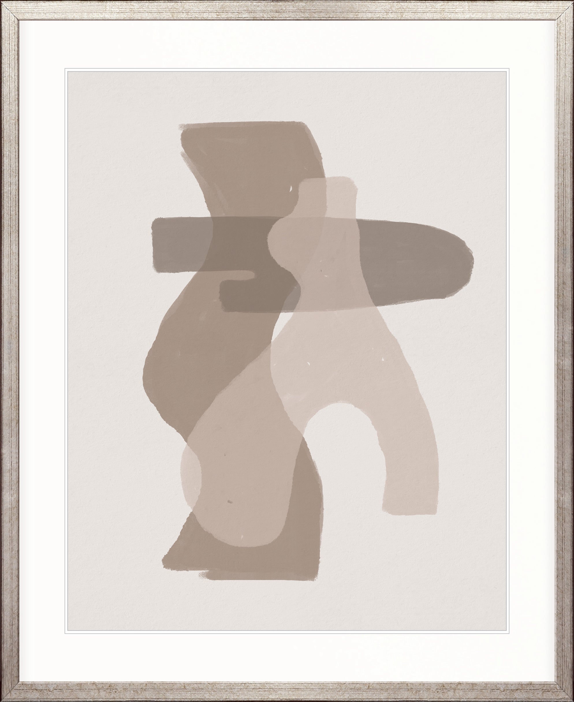 Rothka Abstract VII X-Large (1000mm W x 1400mm H) / Clear Acrylic