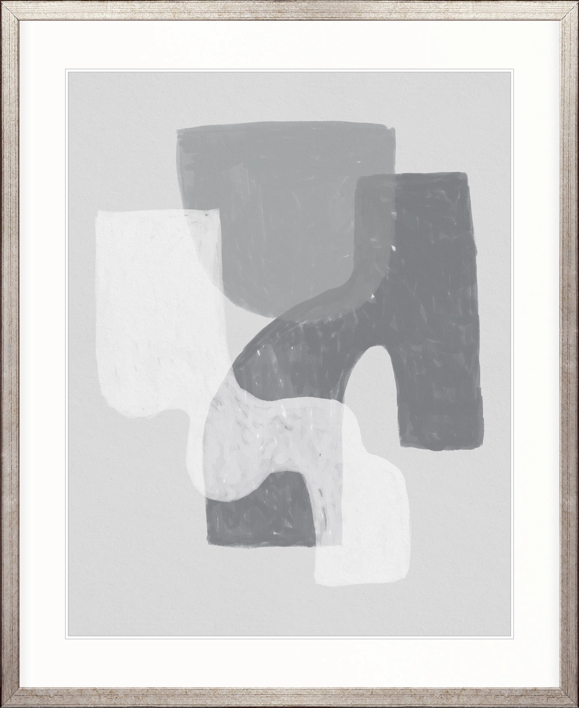 Rothka Abstract X X-Large (1000mm W x 1400mm H) / Clear Acrylic