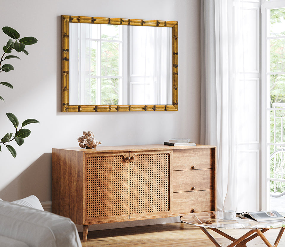 Raffles  Bamboo Mirror Gold