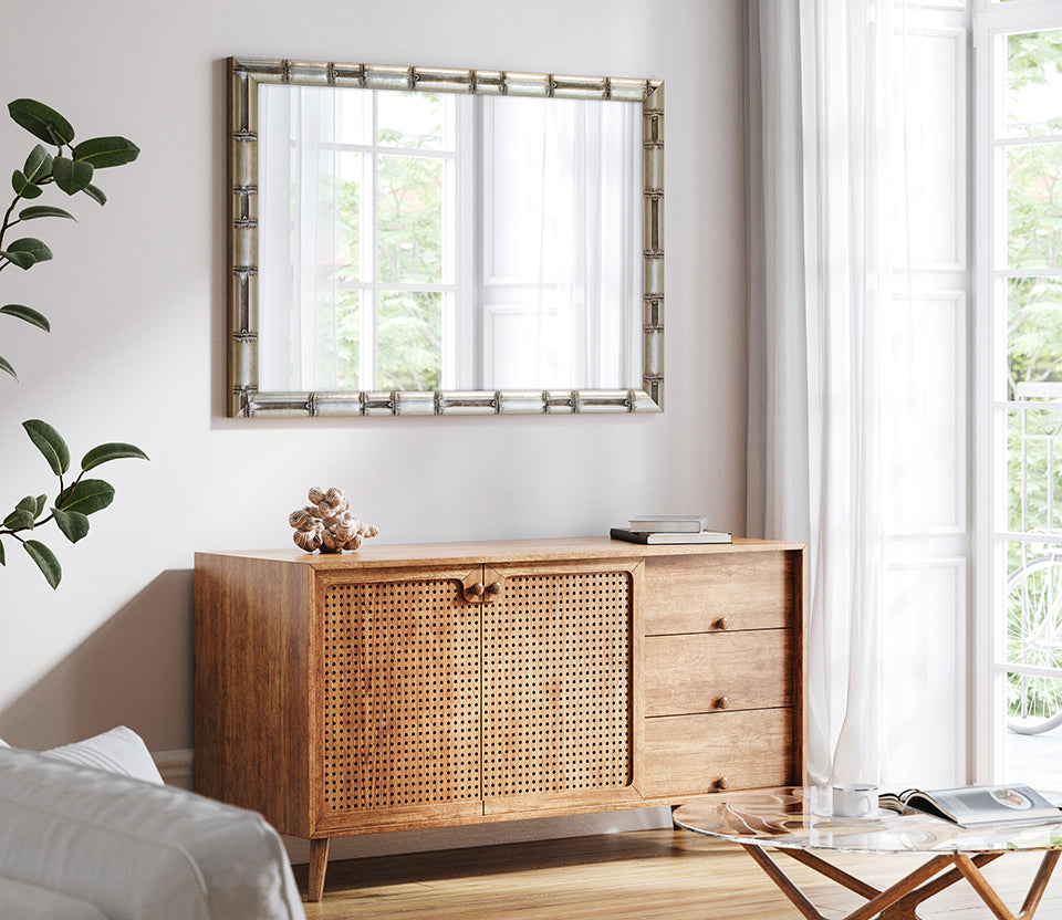 Raffles  Bamboo Mirror Silver