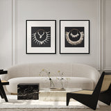 Sana Silhouette V Large (740mm W x 840mm H) / Standard Clear Glass