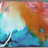 Sapphire Abstract I (Canvas) Large (1109mm W x 903mm H)