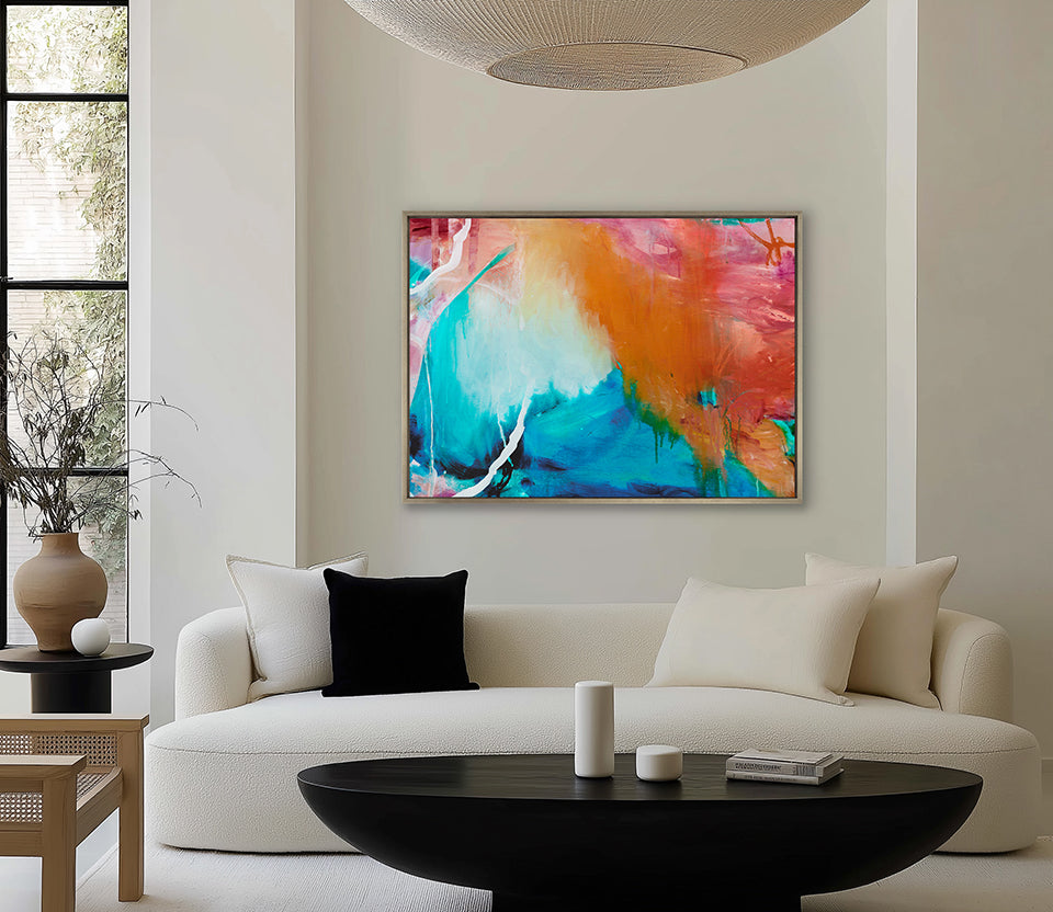 Sapphire Abstract I (Canvas)